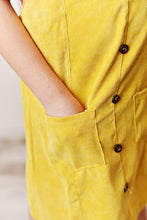 Load image into Gallery viewer, Yellow Corduroy Dress (Final Sale*)