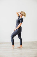 Load image into Gallery viewer, Steel - Women's Short Sleeve Lounge Set