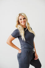 Load image into Gallery viewer, Steel - Women's Short Sleeve Lounge Set