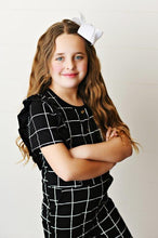 Load image into Gallery viewer, Ruffle Pocket Jumpsuit - Window Pane