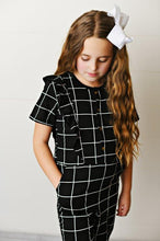 Load image into Gallery viewer, Ruffle Pocket Jumpsuit - Window Pane