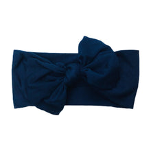 Load image into Gallery viewer, Bow Headband - Dark Navy