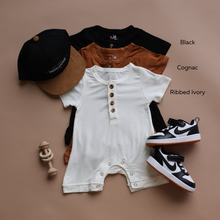 Load image into Gallery viewer, Riley Romper - Cognac
