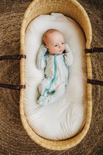 Load image into Gallery viewer, 2 Way Zip Romper - Marbled Aquamarine