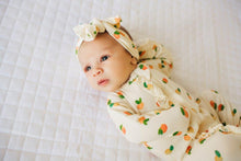 Load image into Gallery viewer, Ruffle 2 Way Zip Romper - Peaches & Cream