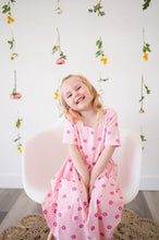 Load image into Gallery viewer, Pink Petunia Twirl Dress