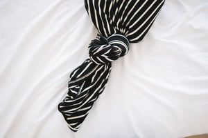 Snuggle Swaddle - Black & White Stripe