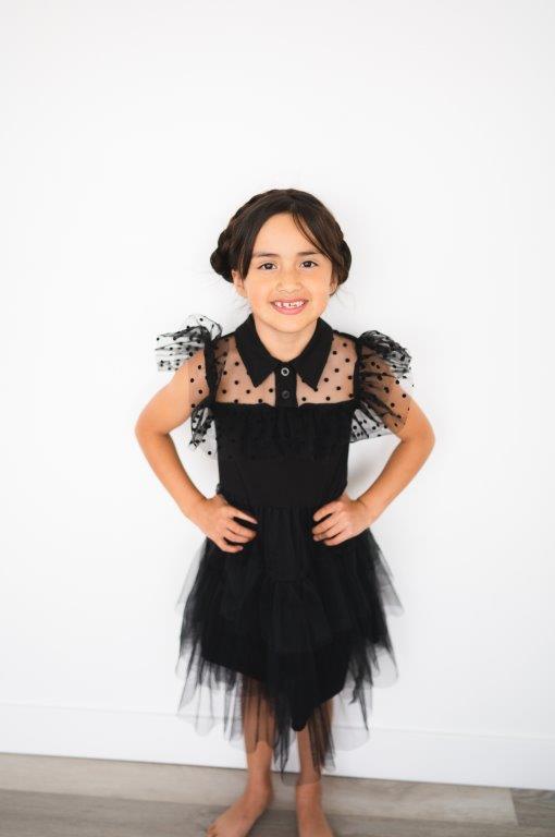 Black Raven Dance Dress | Presley Couture 12-18 Months Black Raven Dance Dress | Presley Couture 12-18 Months