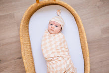 Load image into Gallery viewer, Snuggle Swaddle - Beige Check