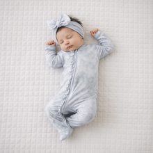 Load image into Gallery viewer, Ruffle 2 Way Zip Romper - Gray Marble