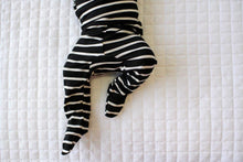 Load image into Gallery viewer, Softest 2 Piece Set - Black &amp; White Stripe
