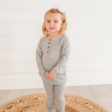 Load image into Gallery viewer, Softest 2 Piece Set - Ribbed Gray
