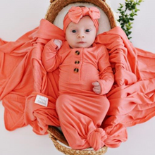Load image into Gallery viewer, Snuggle Swaddle - Bright Coral