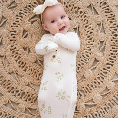 Knotted Baby Gowns Newborn Gowns Presley Couture