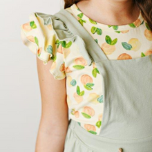 Load image into Gallery viewer, Flutter Sleeve Tee - Peaches &amp; Cream