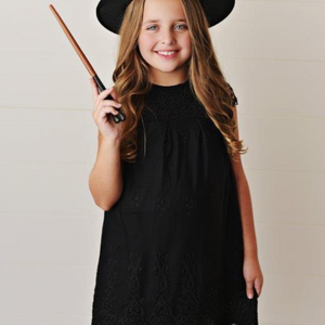 Girls' Black Lace Dress | Presley Couture Girls' Black Lace Dress | Presley Couture