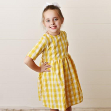 Load image into Gallery viewer, Saffron Gingham Dress