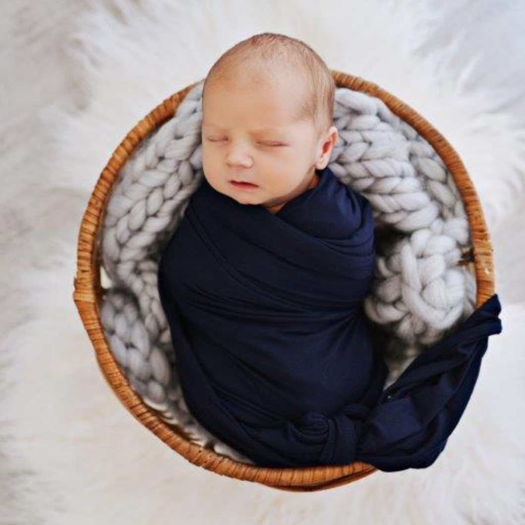 Navy blue swaddle sale