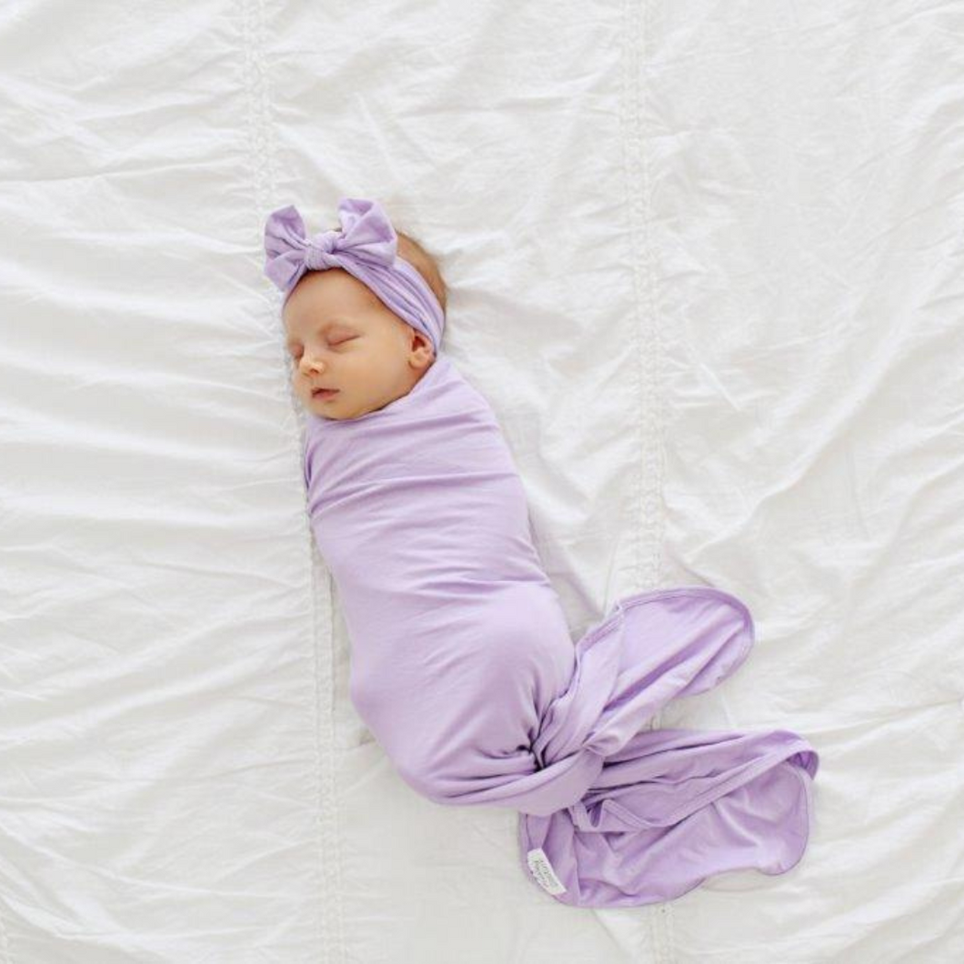 Purple baby deals swaddle