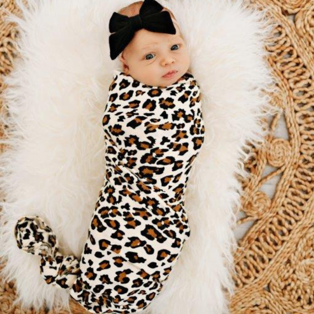 Leopard print blanket online baby