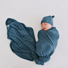 Load image into Gallery viewer, Snuggle Swaddle - Ribbed Cobalt
