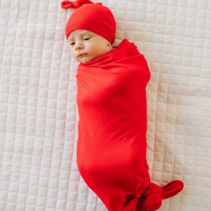 Snuggle Swaddle - Ribbed Red