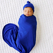 Load image into Gallery viewer, Snuggle Swaddle - Ribbed Royal Blue