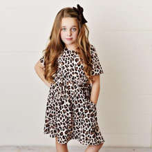 Load image into Gallery viewer, Leopard Twirl Dress