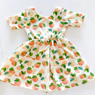 Peaches & Cream Twirl Dress
