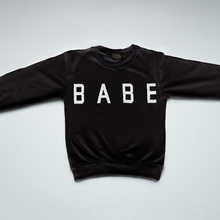 Load image into Gallery viewer, Babe Sweatshirt - Black