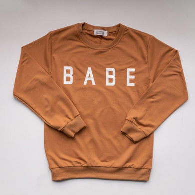 Babe Sweatshirt - Cognac