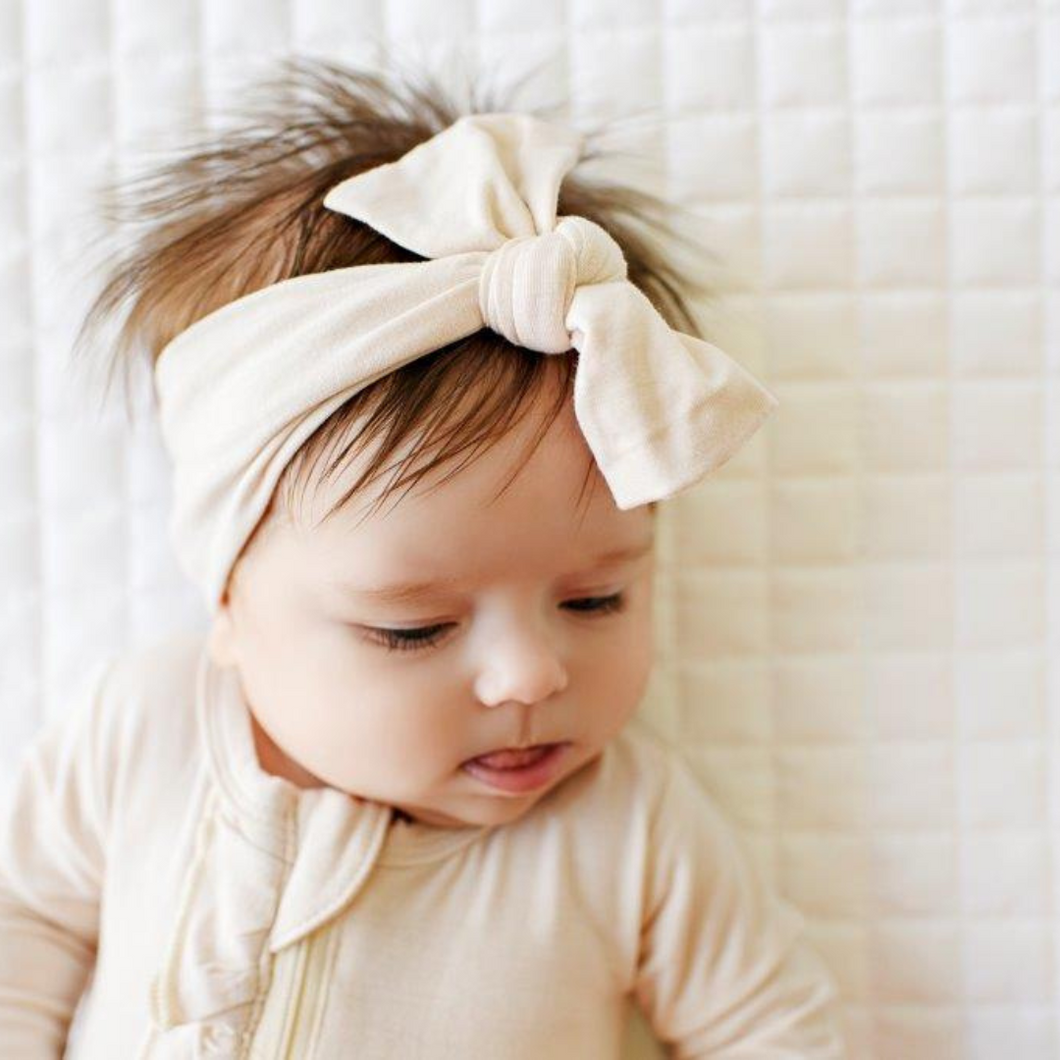 Baby cream best sale headband