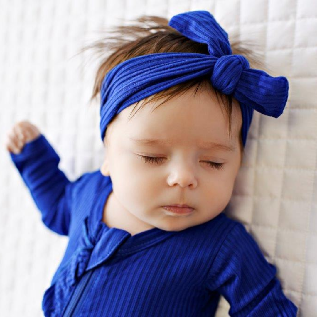 Royal blue sales baby headband