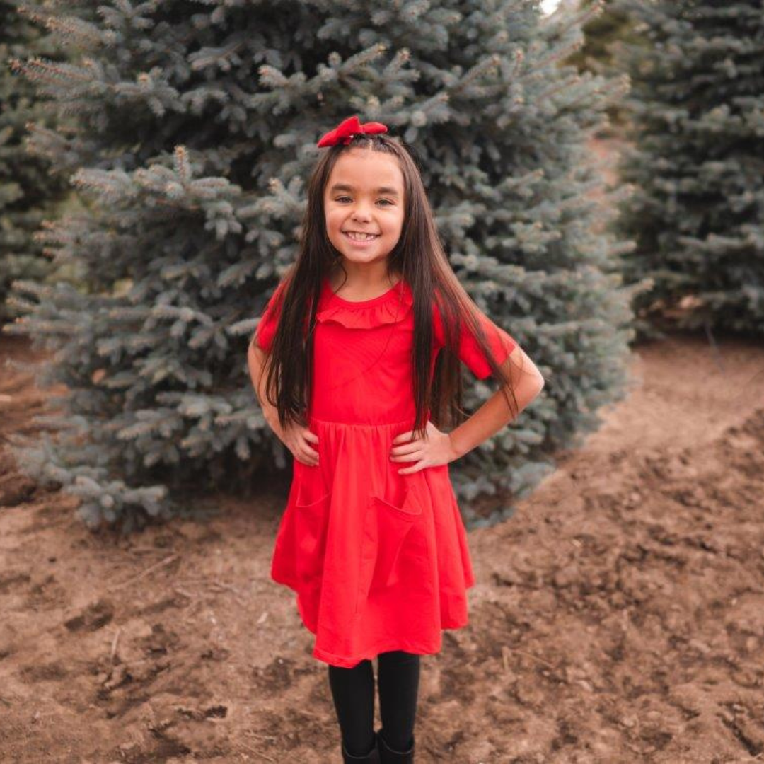 Red toddler sale dress