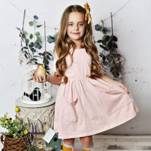 Rose Gold Twirl Dress For Girls & Toddlers | Presley Couture 2T/3T Rose Gold Twirl Dress For Girls & Toddlers | Presley Couture 2T/3T