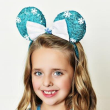 Load image into Gallery viewer, Teal Ice Queen Ears