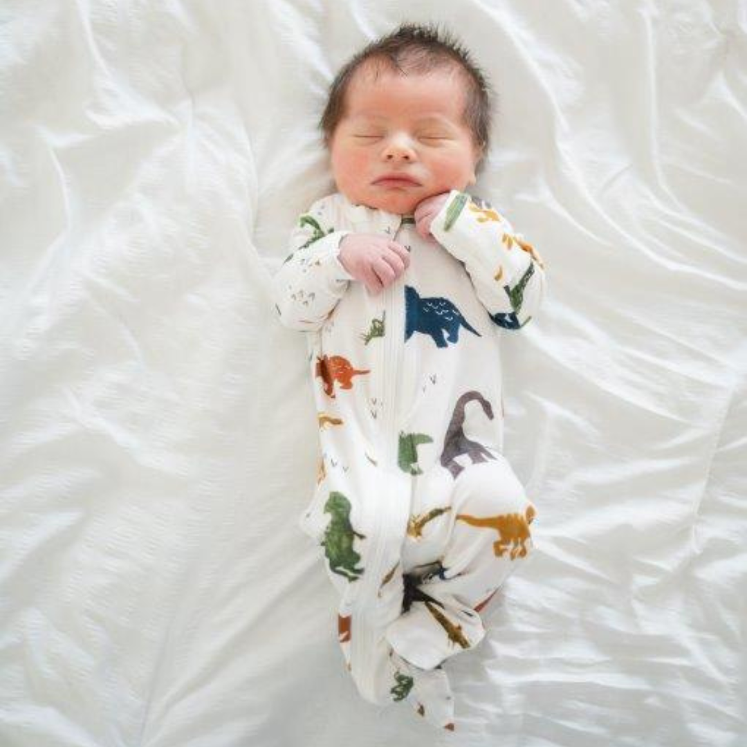 Bottom online zipper onesie