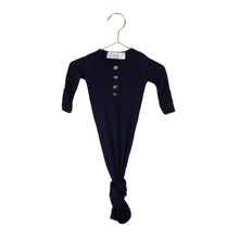 Load image into Gallery viewer, Knotted Baby Gown - Dark Navy