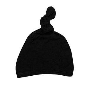 Top Knot Hat - Black