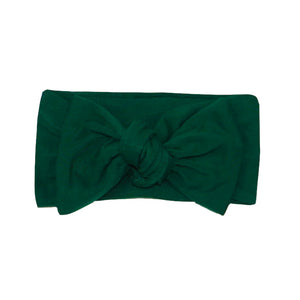 Bow Headband - Emerald Green