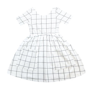 Grid Twirl Dress