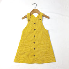 Load image into Gallery viewer, Yellow Corduroy Dress