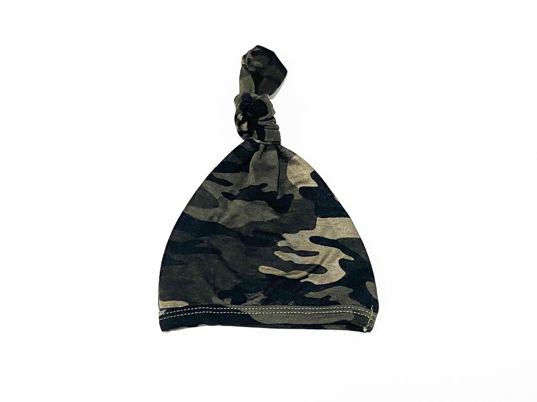 Top Knot Hat - Camo