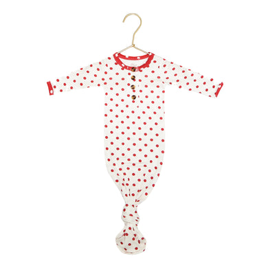 Knotted Baby Gown - Love Bug