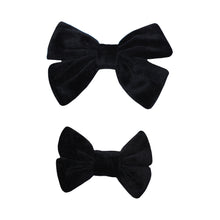 Load image into Gallery viewer, Velvet Bows - Black