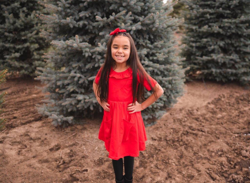 Red Ruffle Twirl Dress For Girls & Toddlers Red Ruffle Twirl Dress For Girls & Toddlers