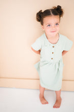 Load image into Gallery viewer, Button Twirl Dress - Mint