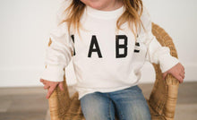 Load image into Gallery viewer, Babe Sweatshirt - White