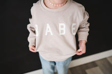 Load image into Gallery viewer, Babe Sweatshirt - Gray