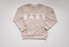 Load image into Gallery viewer, Babe Sweatshirt - Gray